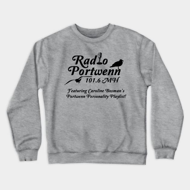 Radio Portwenn Doc Martin Port Isaac Crewneck Sweatshirt by SonnyBoyDesigns